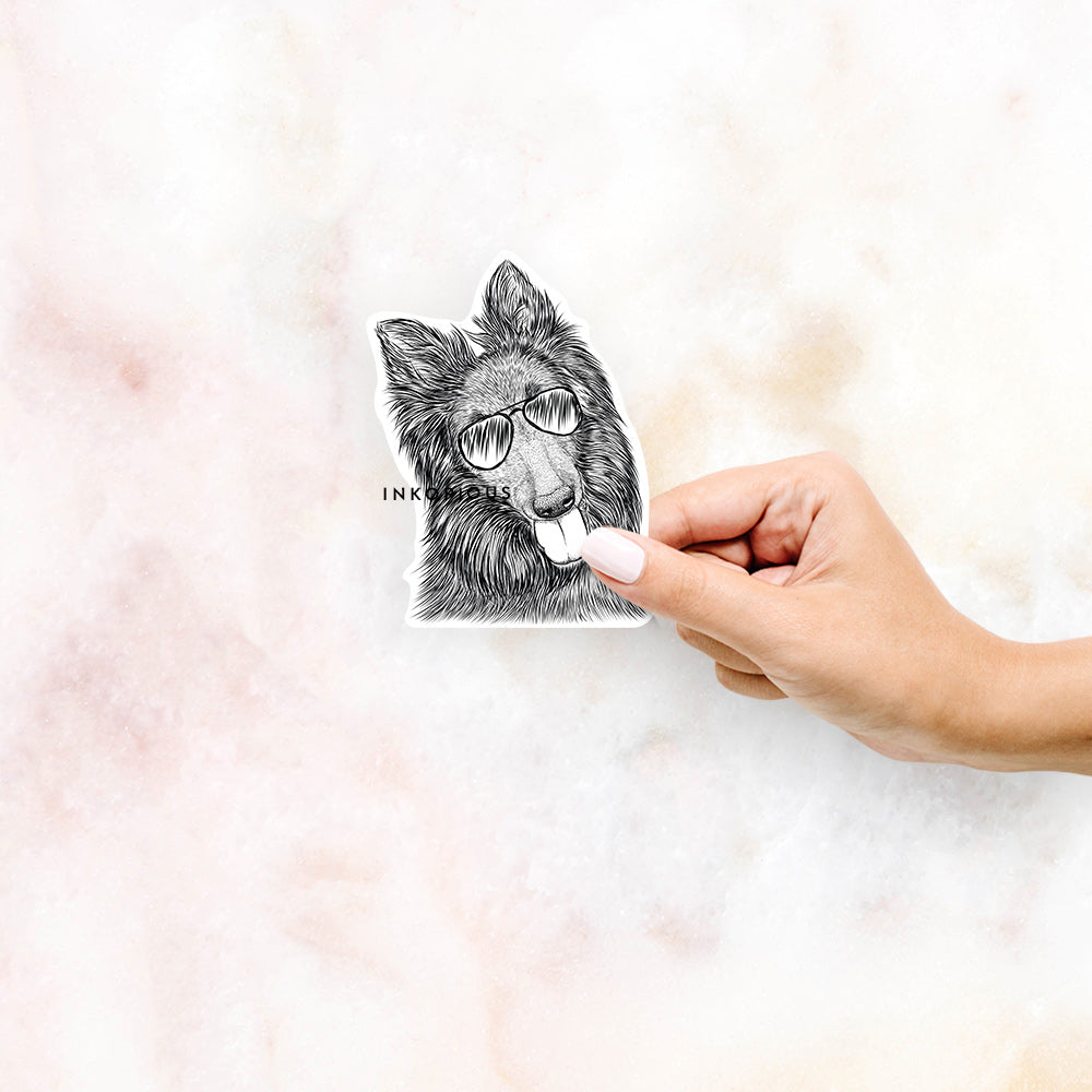 Jaxx the Belgian Tervuren - Decal Sticker