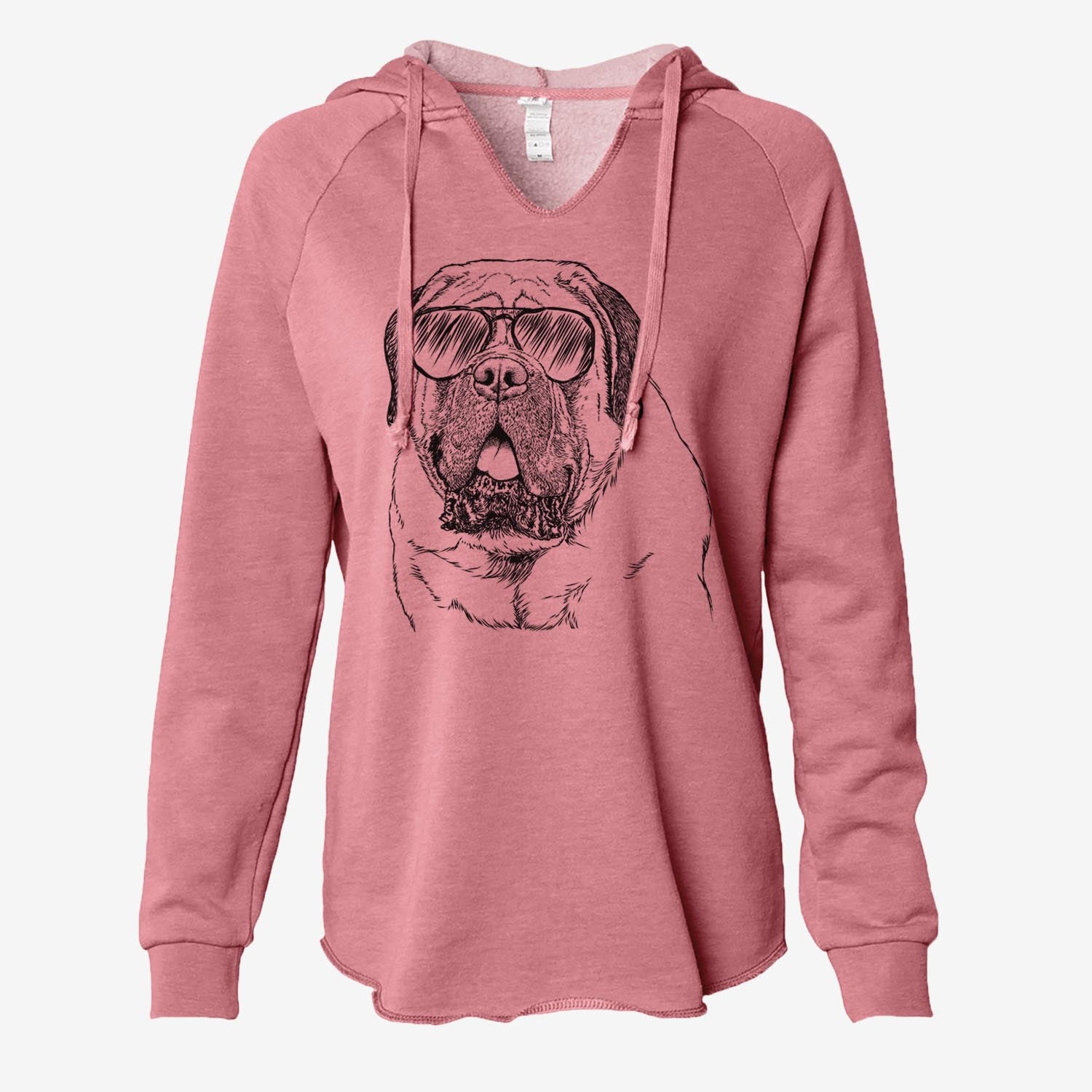 Jed the English Mastiff - Cali Wave Hooded Sweatshirt