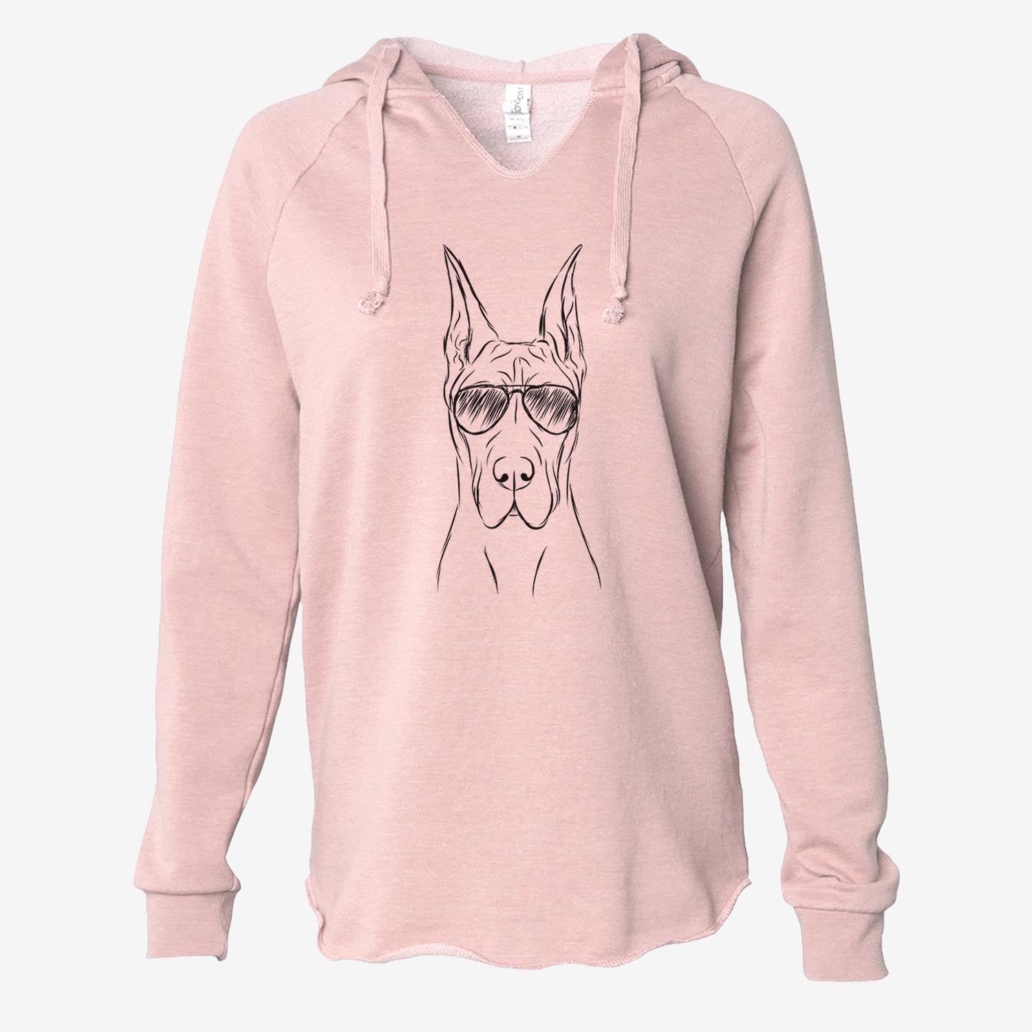 Jude the Great Dane - Cali Wave Hooded Sweatshirt