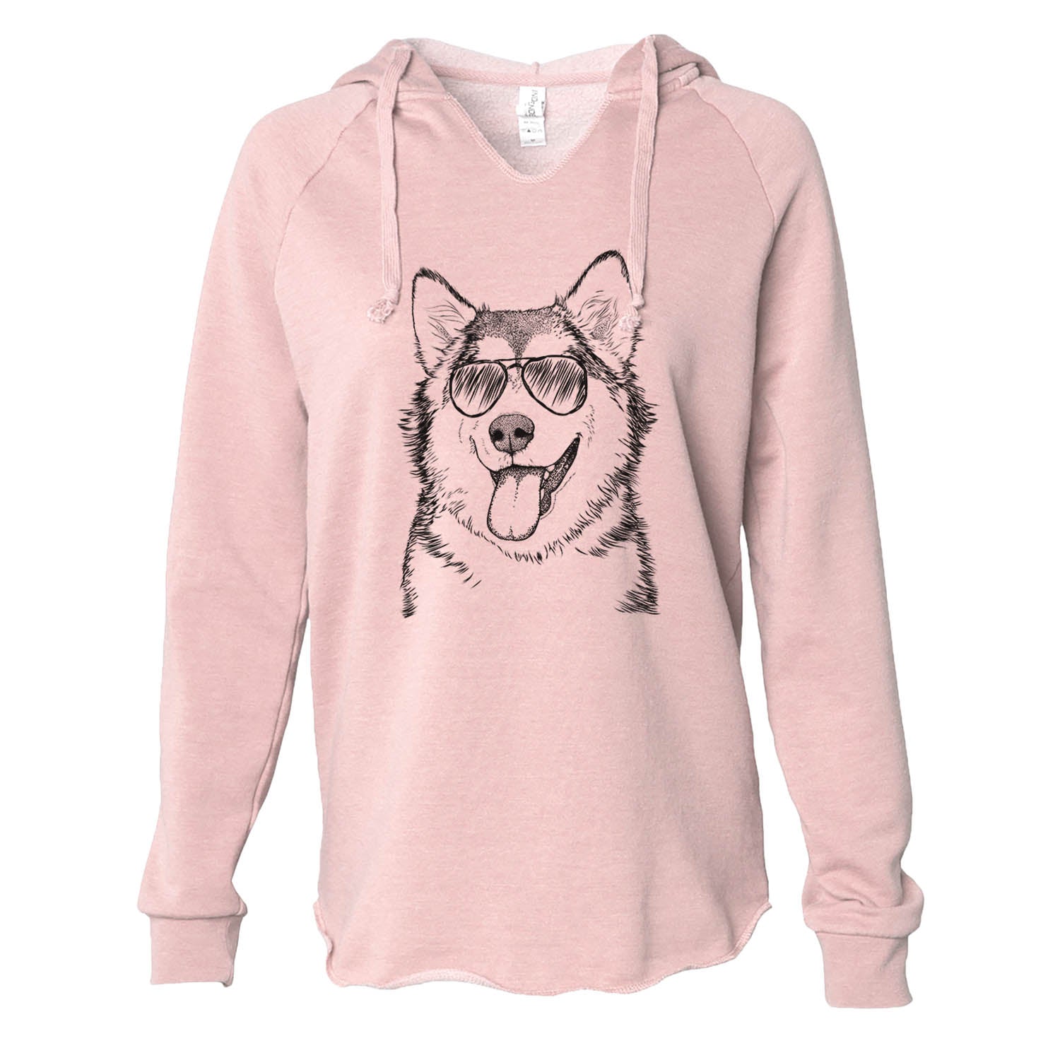 Kaskae the Malamute - Cali Wave Hooded Sweatshirt