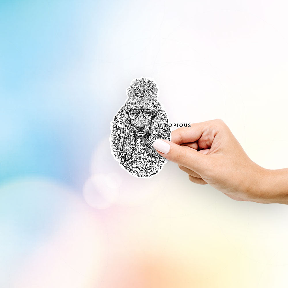 Kenna the Poodle - Decal