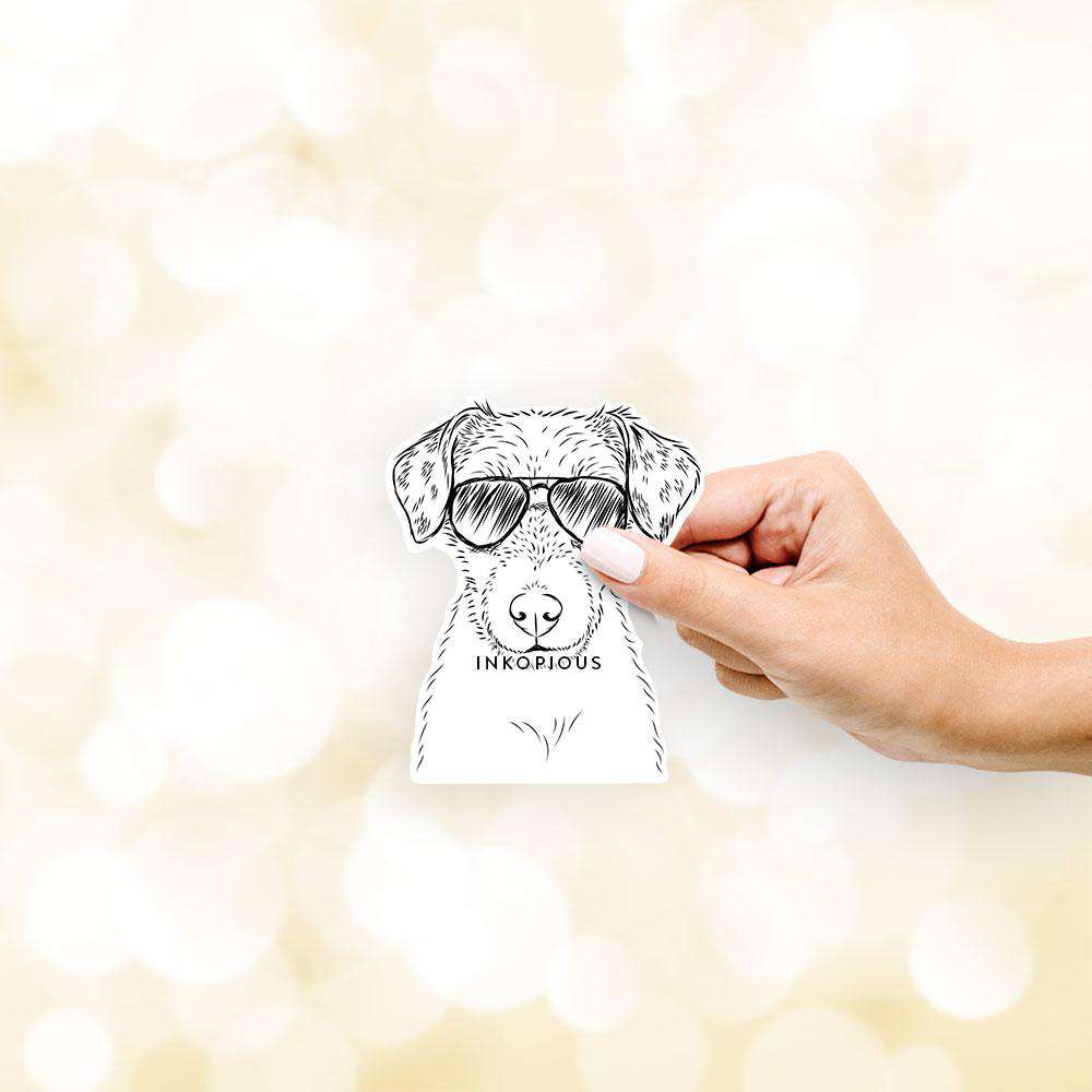 Kozmo the Jack Russell Terrier - Decal Sticker