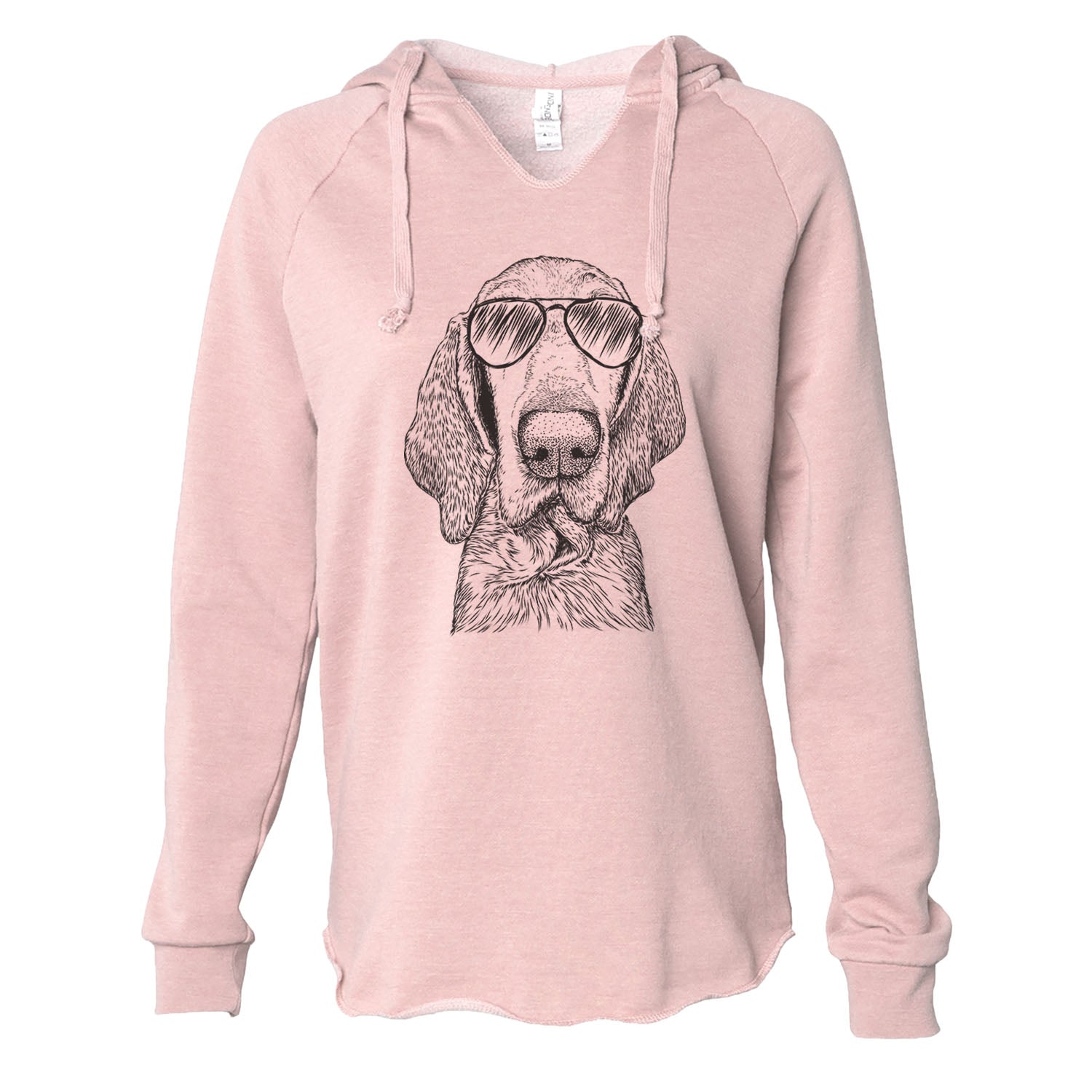 Kylie the Bracco Italiano - Cali Wave Hooded Sweatshirt