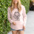 Kylie the Bracco Italiano - Cali Wave Hooded Sweatshirt