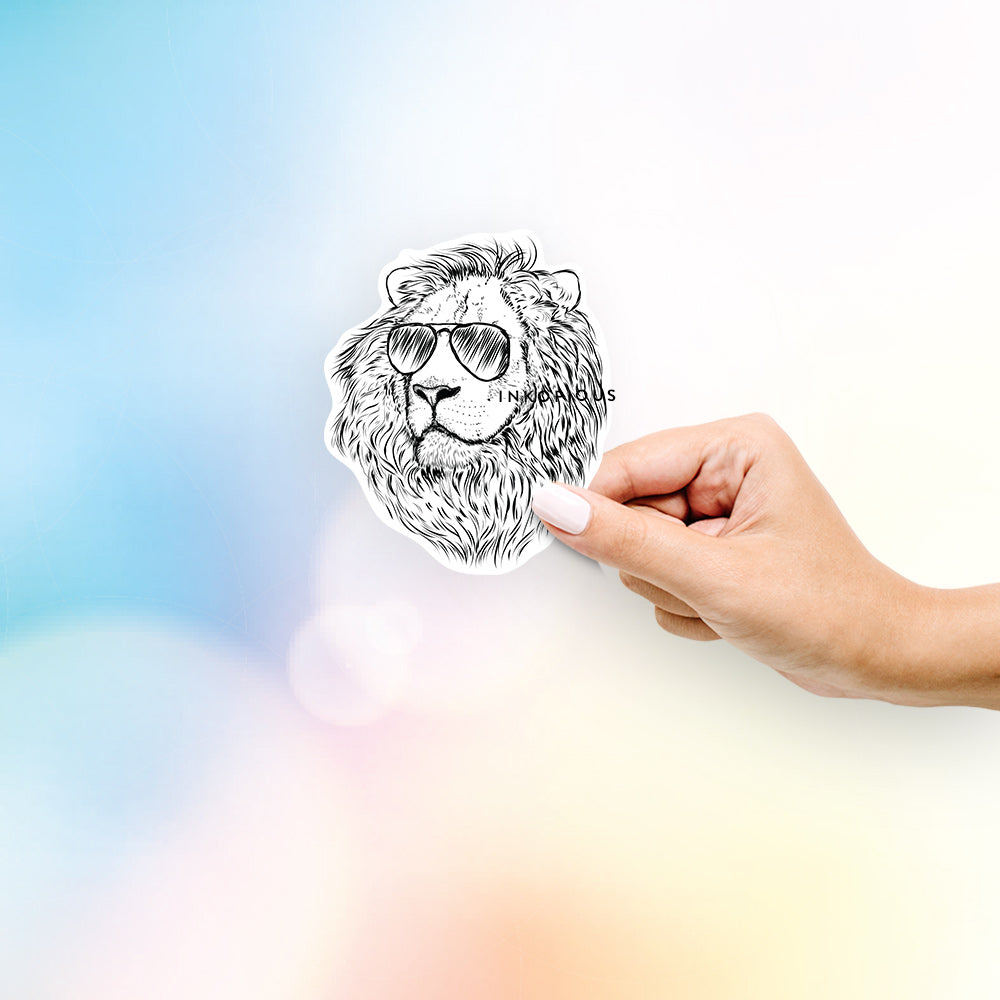 Lenny the Lion - Decal Sticker