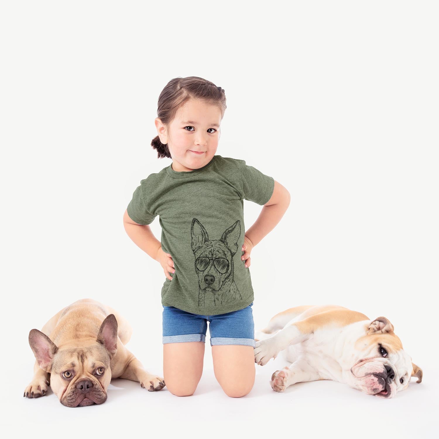 Leo the Ibizan Hound/Bull Mastiff Mix - Kids/Youth/Toddler Shirt