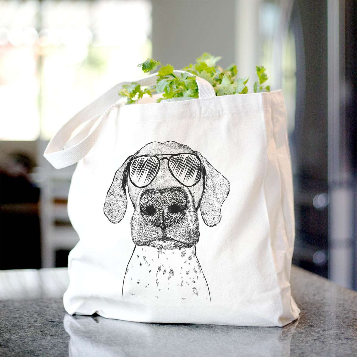 Leroy the German Shorthaired Pointer - Tote Bag