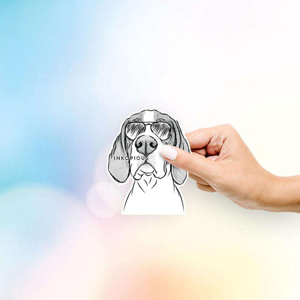 Liam the English Pointer - Decal Sticker - Inkopious