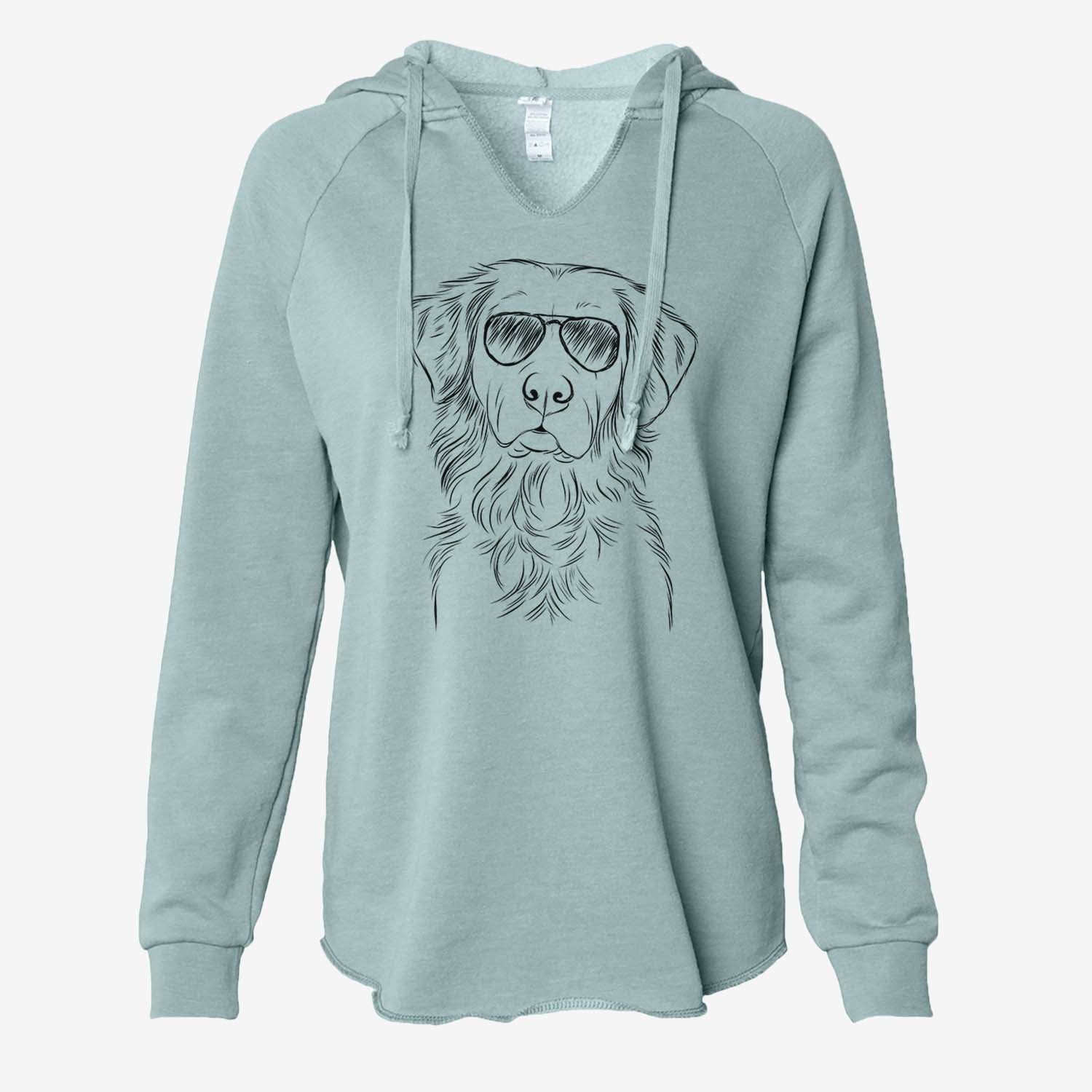 Linden the Golden Retriever - Cali Wave Hooded Sweatshirt