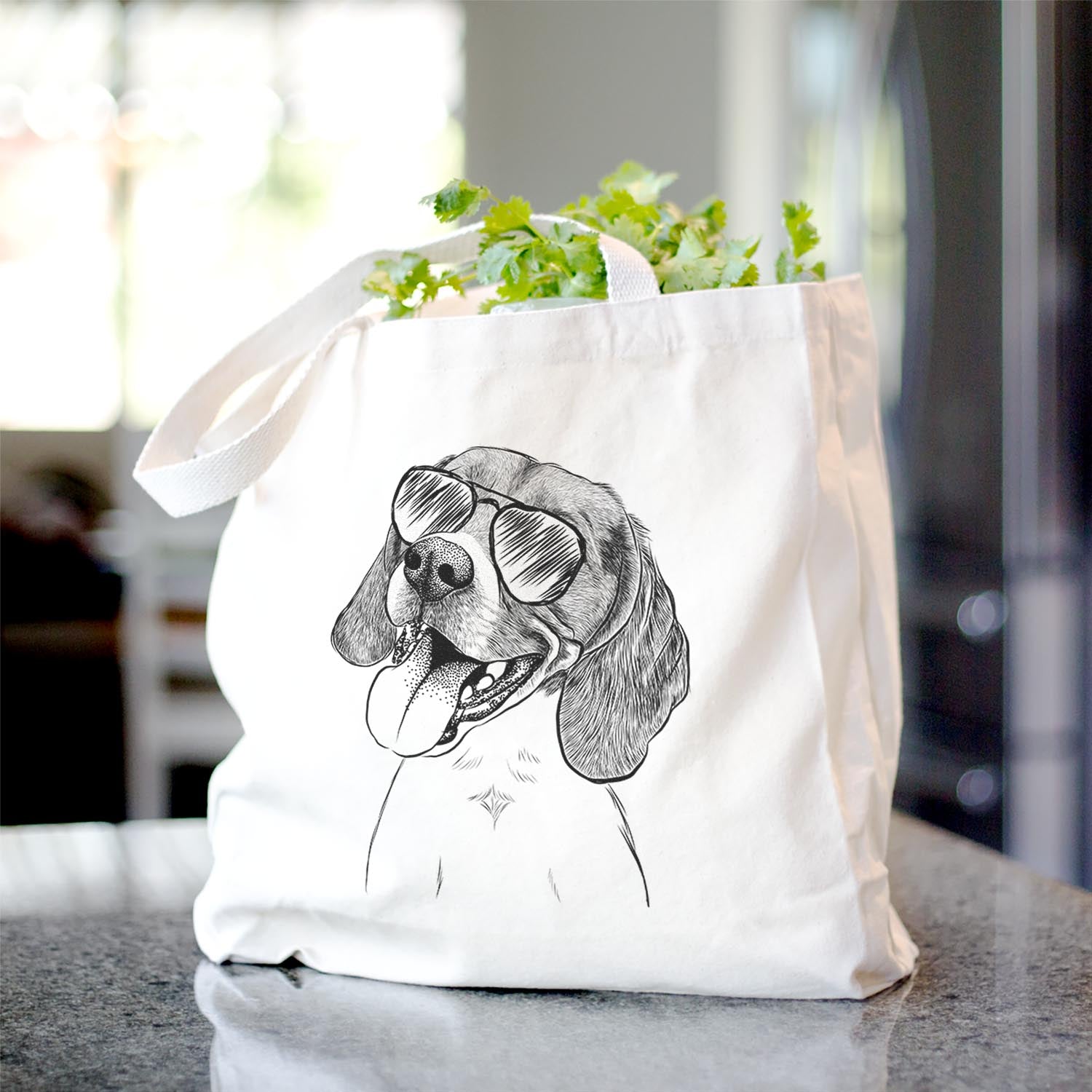 Little Bandit the Beagle - Tote Bag