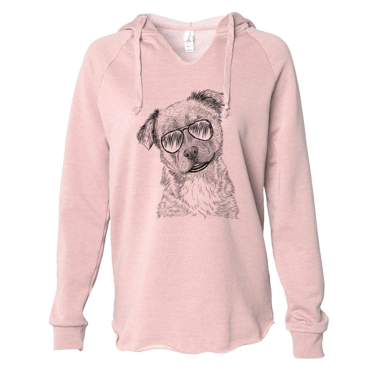 Loki Bear the Australian Cattle Dog Mix - Cali Wave Hooded Sweatshirt