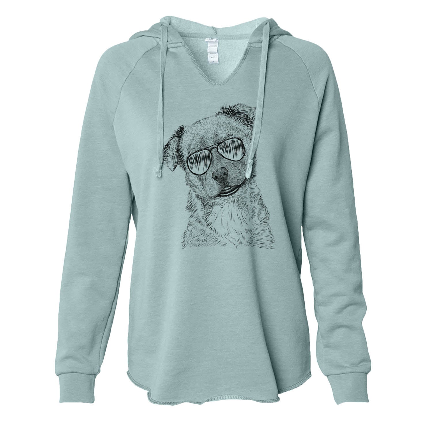 Loki Bear the Australian Cattle Dog Mix - Cali Wave Hooded Sweatshirt