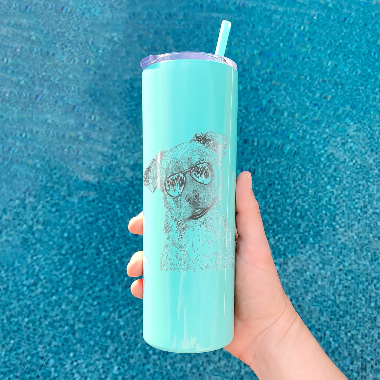 LokiBear the Australian Cattle Dog - 20oz Skinny Tumbler