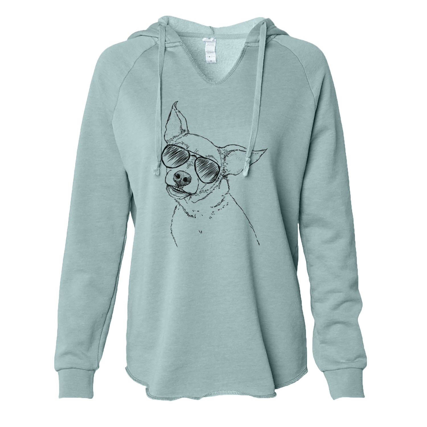 Lola the Chiweenie - Cali Wave Hooded Sweatshirt