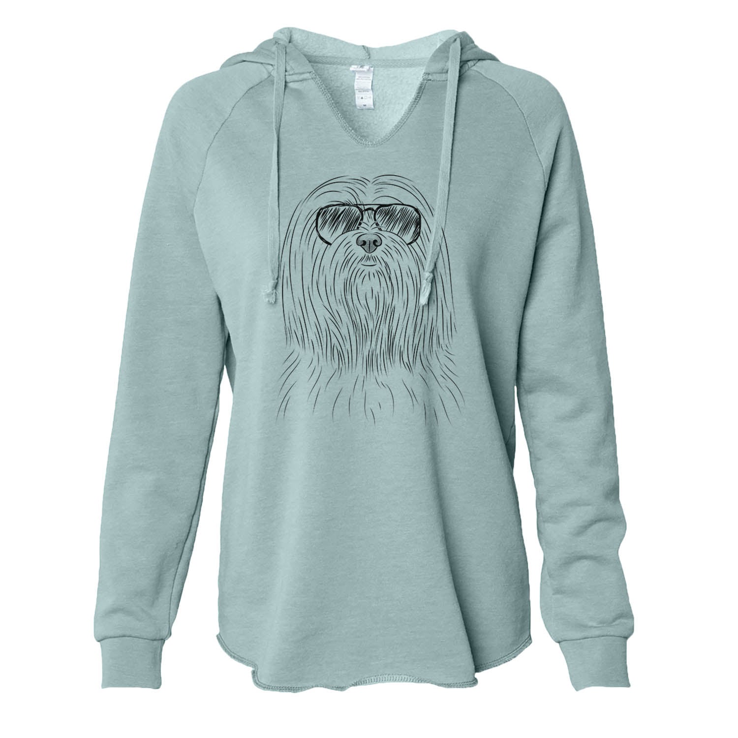 Lorenzo the Lhasa Apso - Cali Wave Hooded Sweatshirt