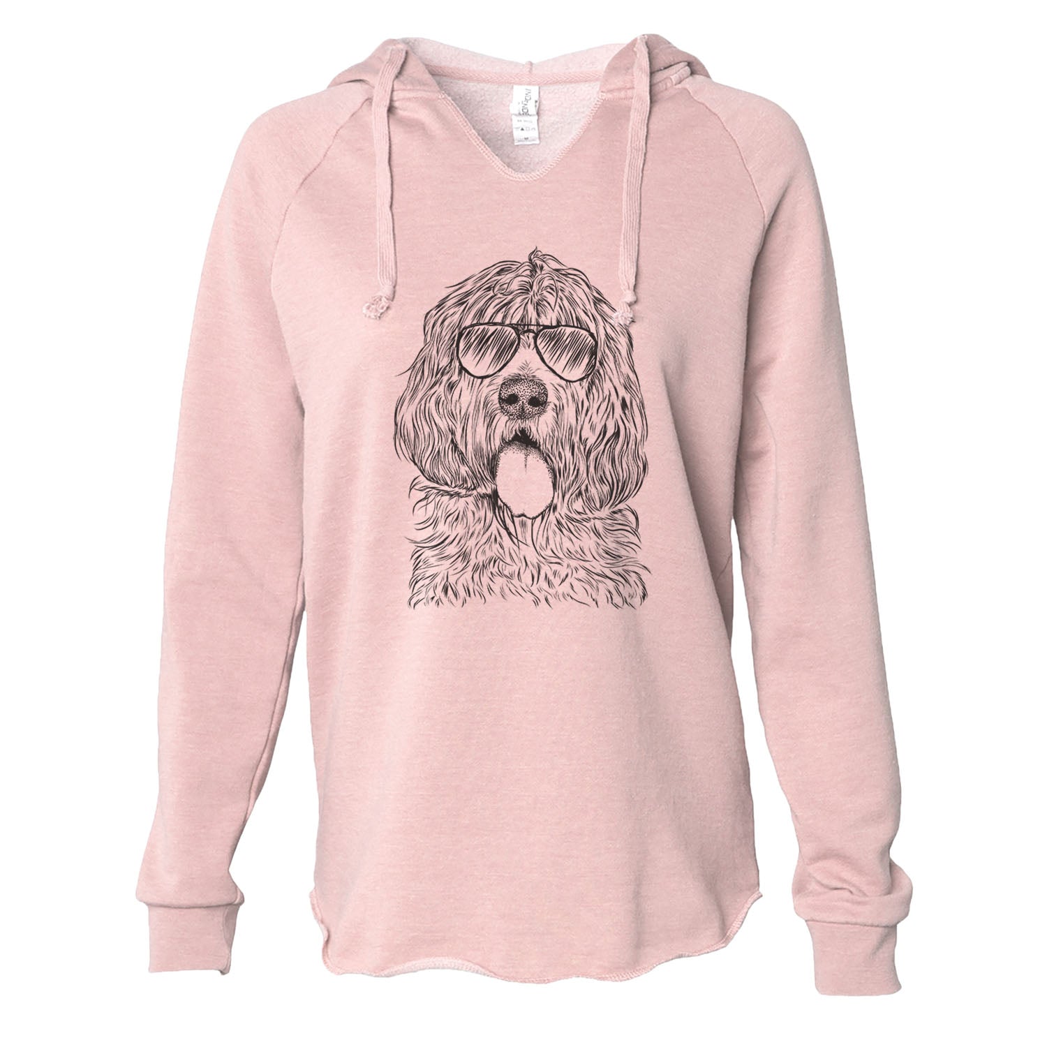 Lou the Otterhound - Cali Wave Hooded Sweatshirt
