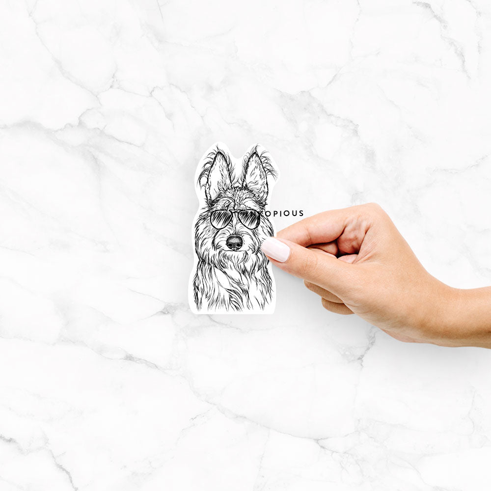 Luna the Berger Picard - Decal Sticker