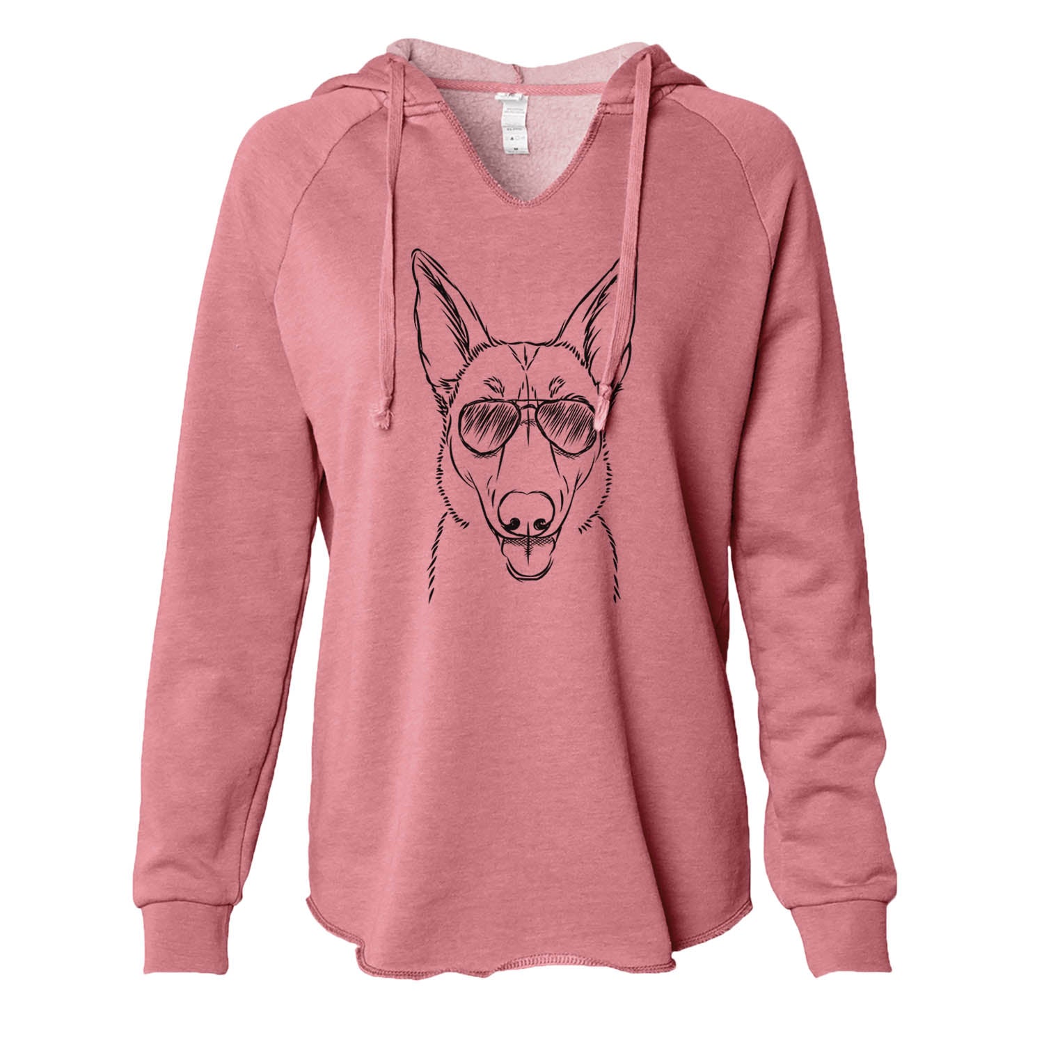 Lyric the Belgian Malinois - Cali Wave Hooded Sweatshirt