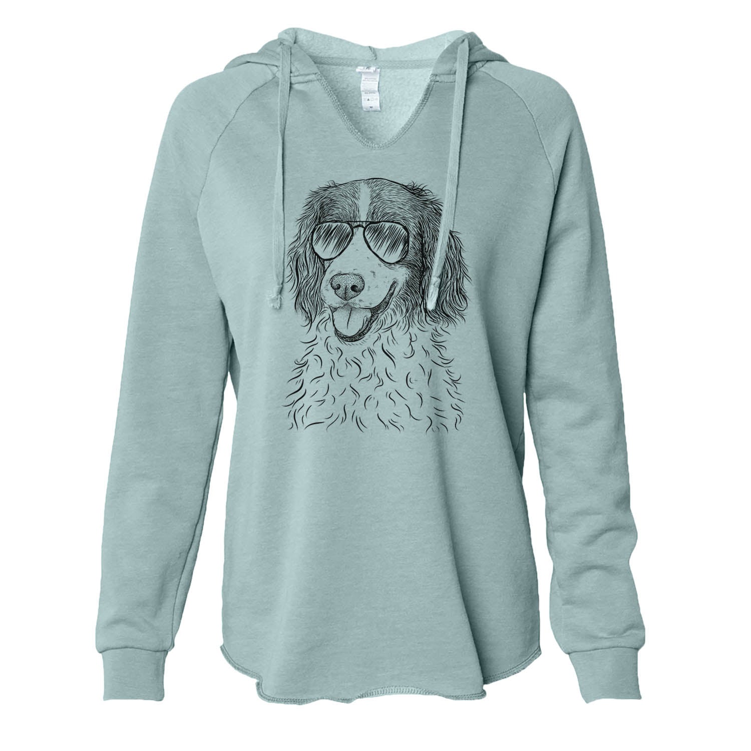 Maggie the Springer Spaniel - Cali Wave Hooded Sweatshirt