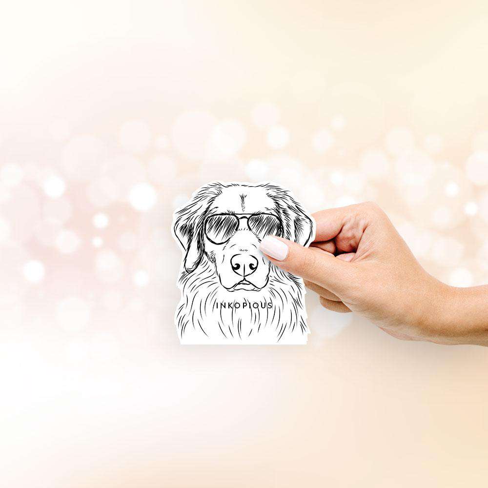 Marley the Golden Retriever - Decal Sticker