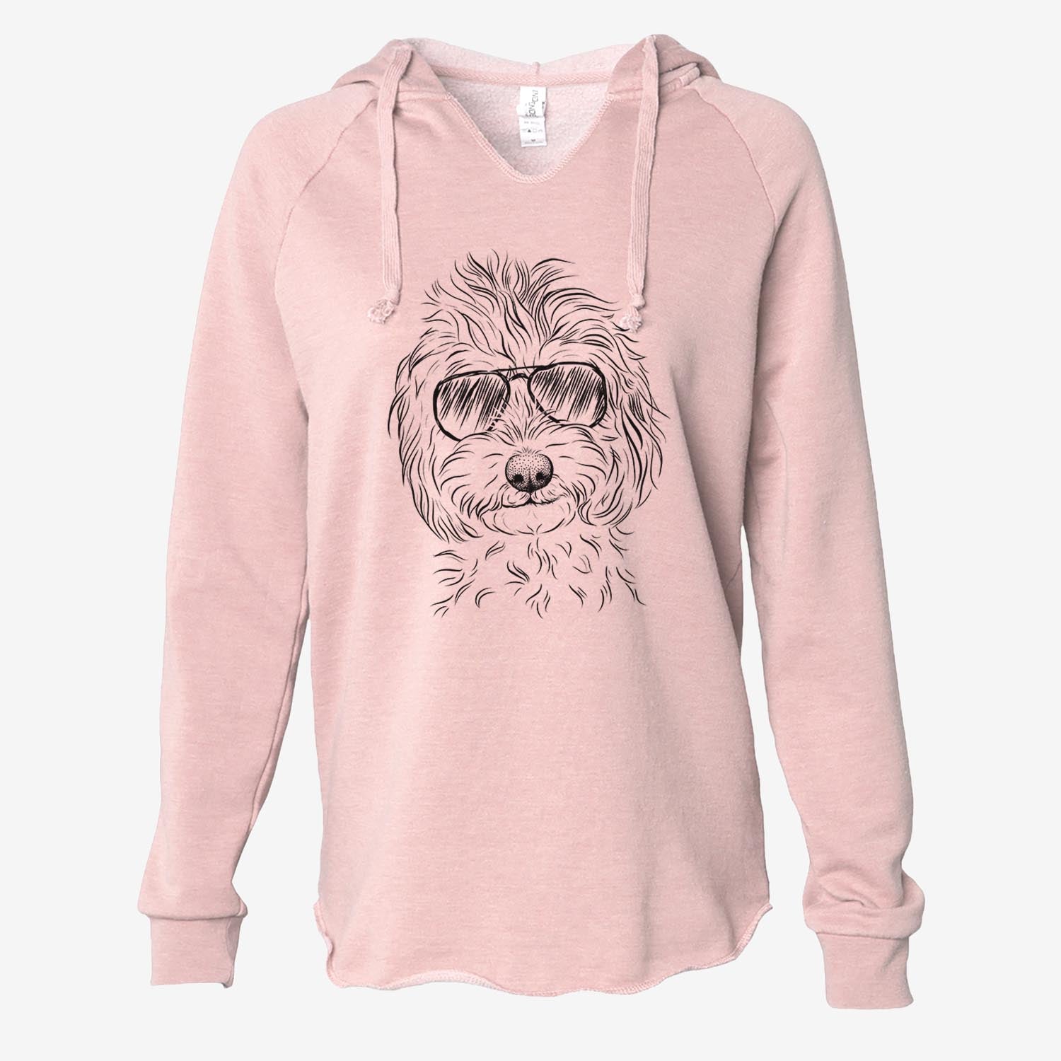 Mason the Cavapoo - Cali Wave Hooded Sweatshirt