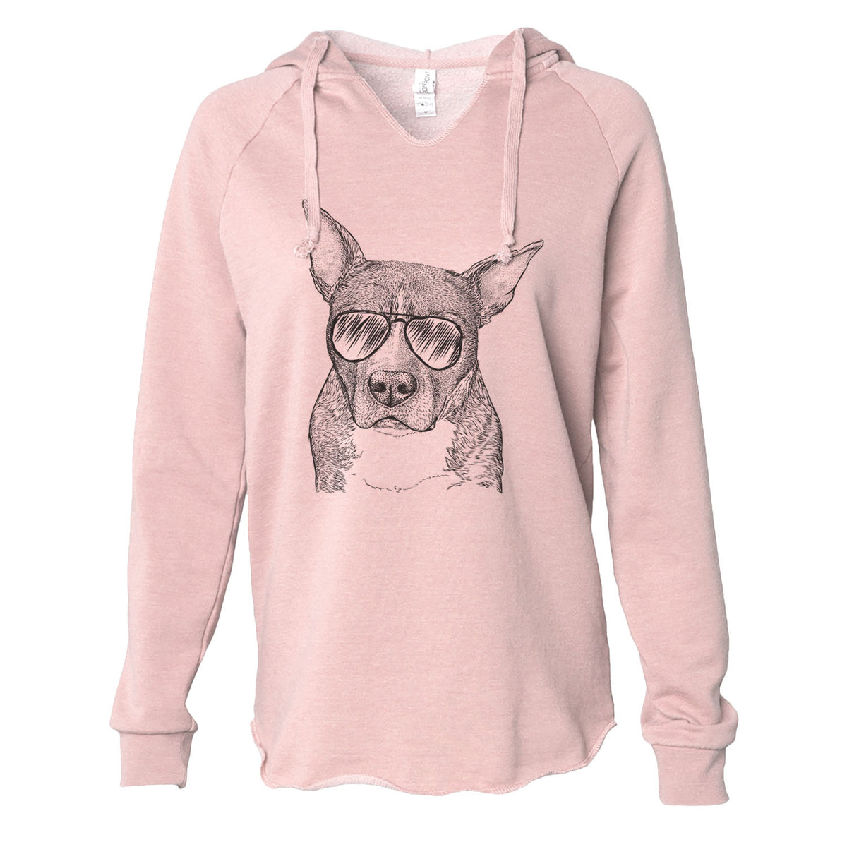 Mercy the Pitbull - Cali Wave Hooded Sweatshirt