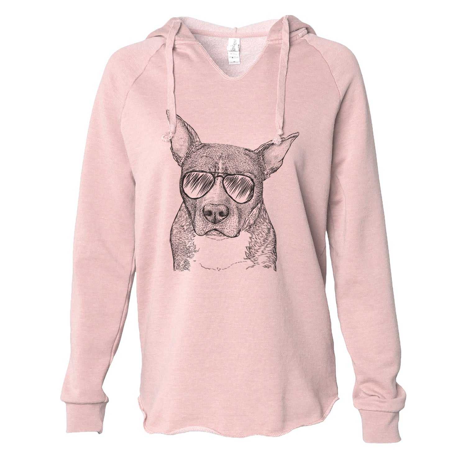 Mercy the Pitbull - Cali Wave Hooded Sweatshirt