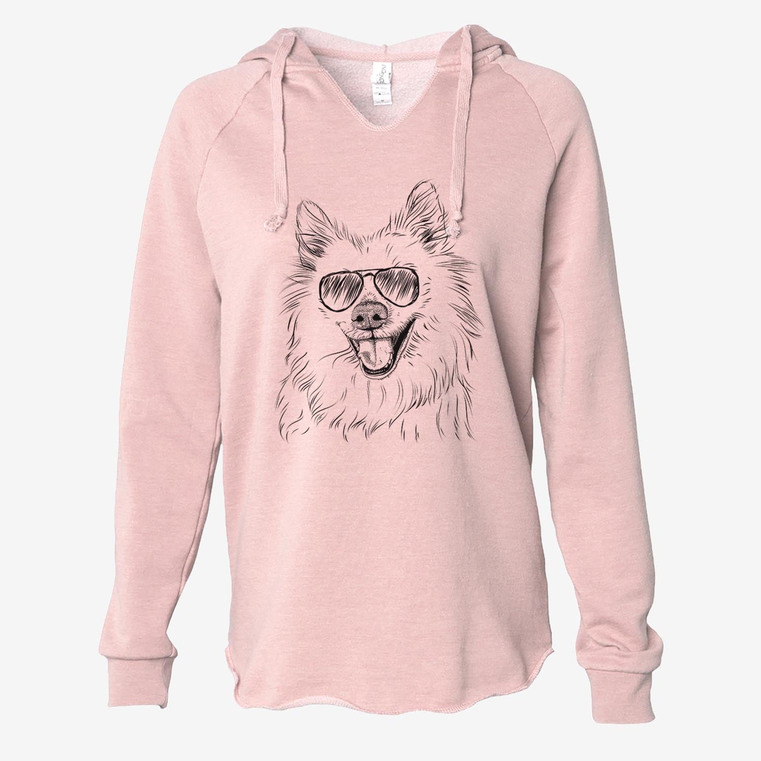 Miki the American Eskimo - Cali Wave Hooded Sweatshirt