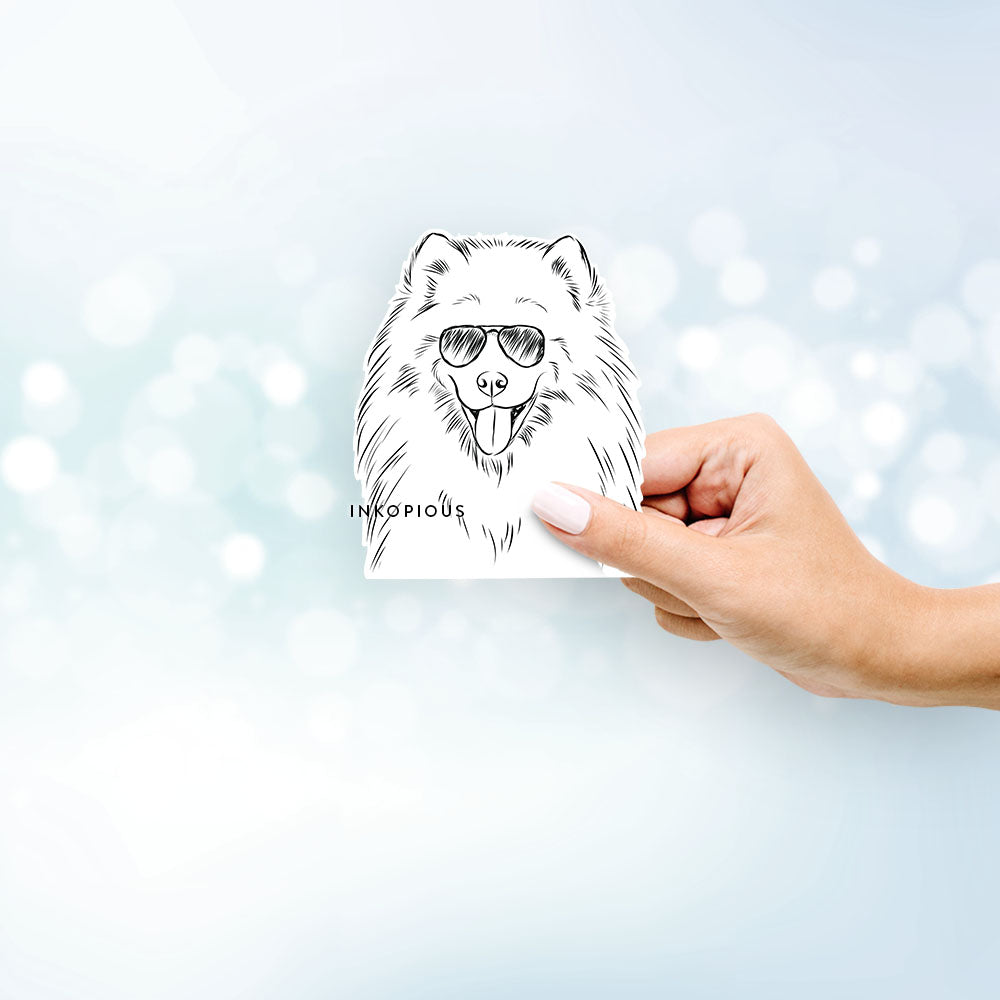 Mikko the Samoyed - Decal Sticker