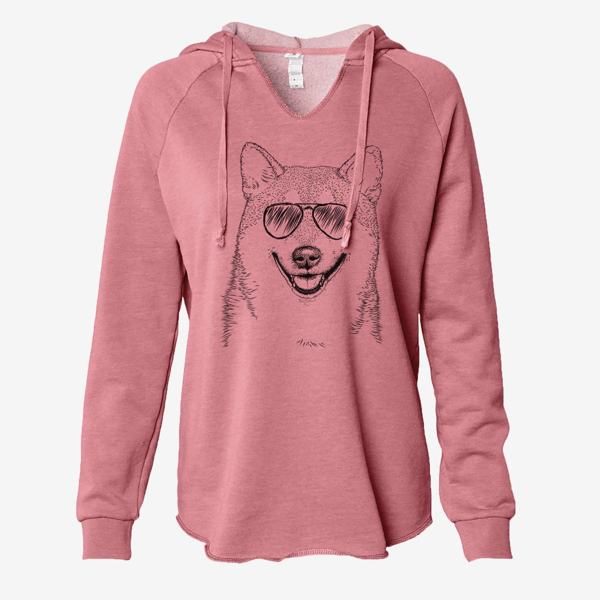 Mitsu the Shiba Inu - Cali Wave Hooded Sweatshirt
