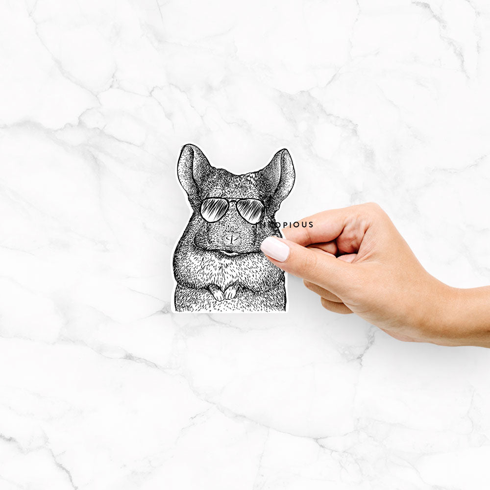 Mojo the Chinchilla - Decal Sticker