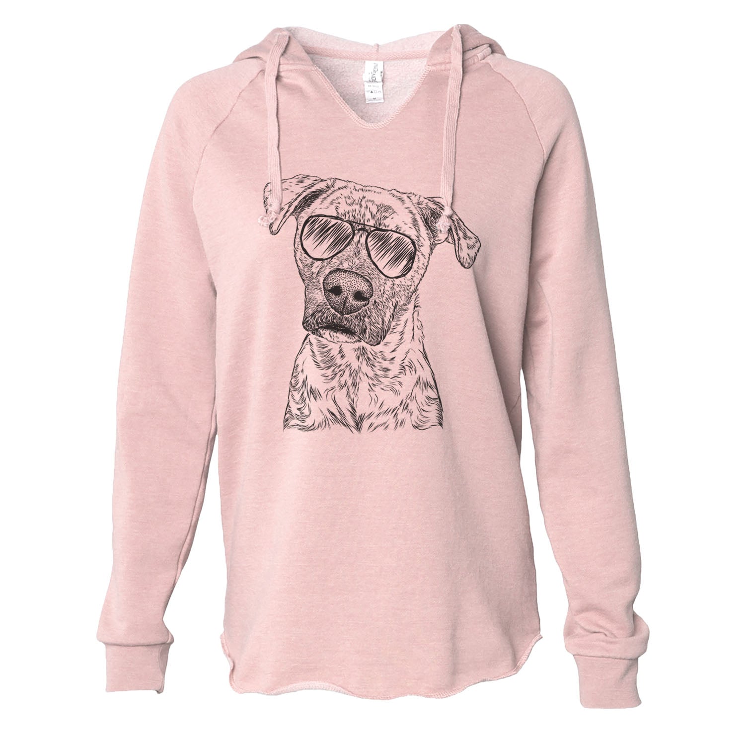 Monster Baby the Pitbull Mix - Cali Wave Hooded Sweatshirt