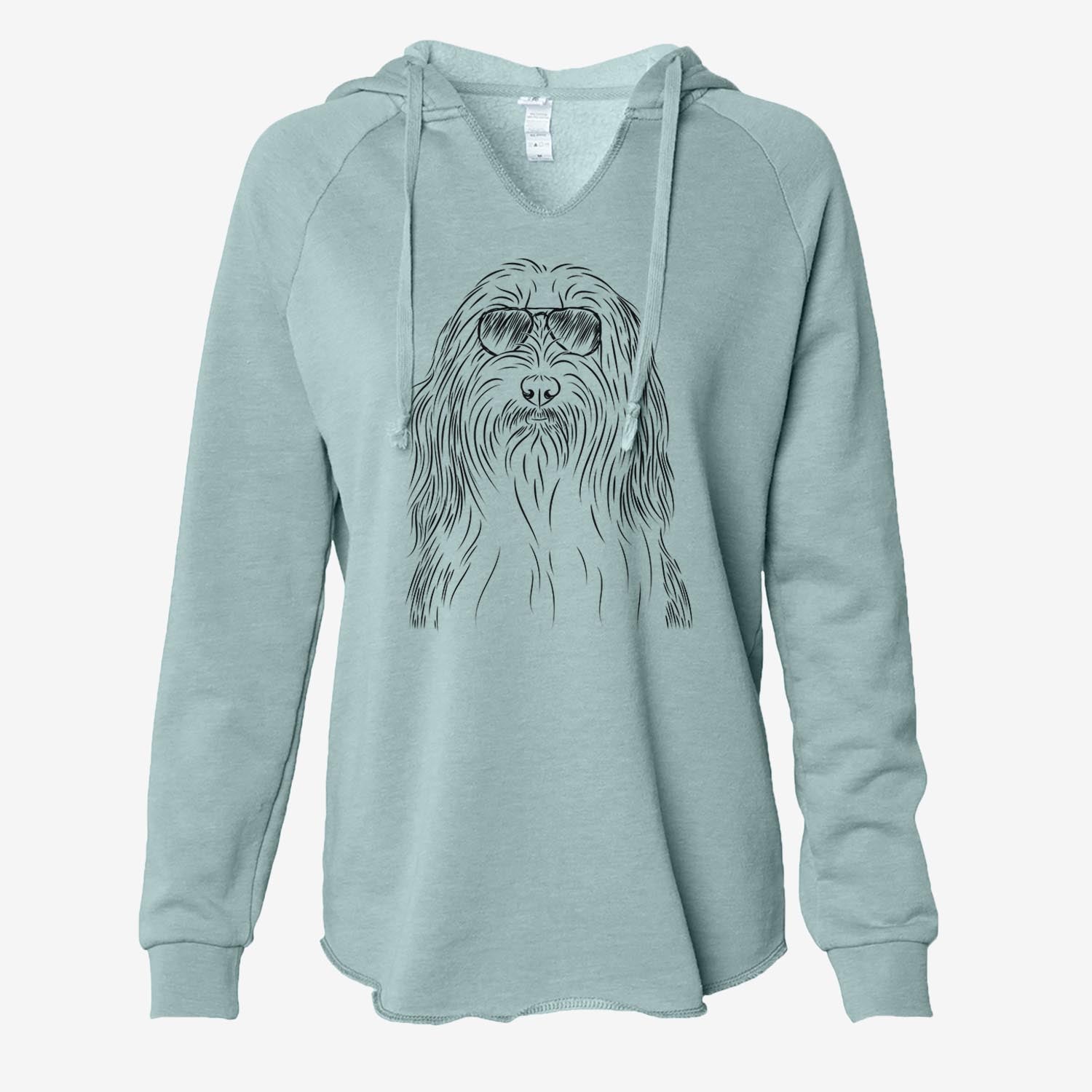 Murray the Bearded Collie - Cali Wave Hooded Sweatshirt