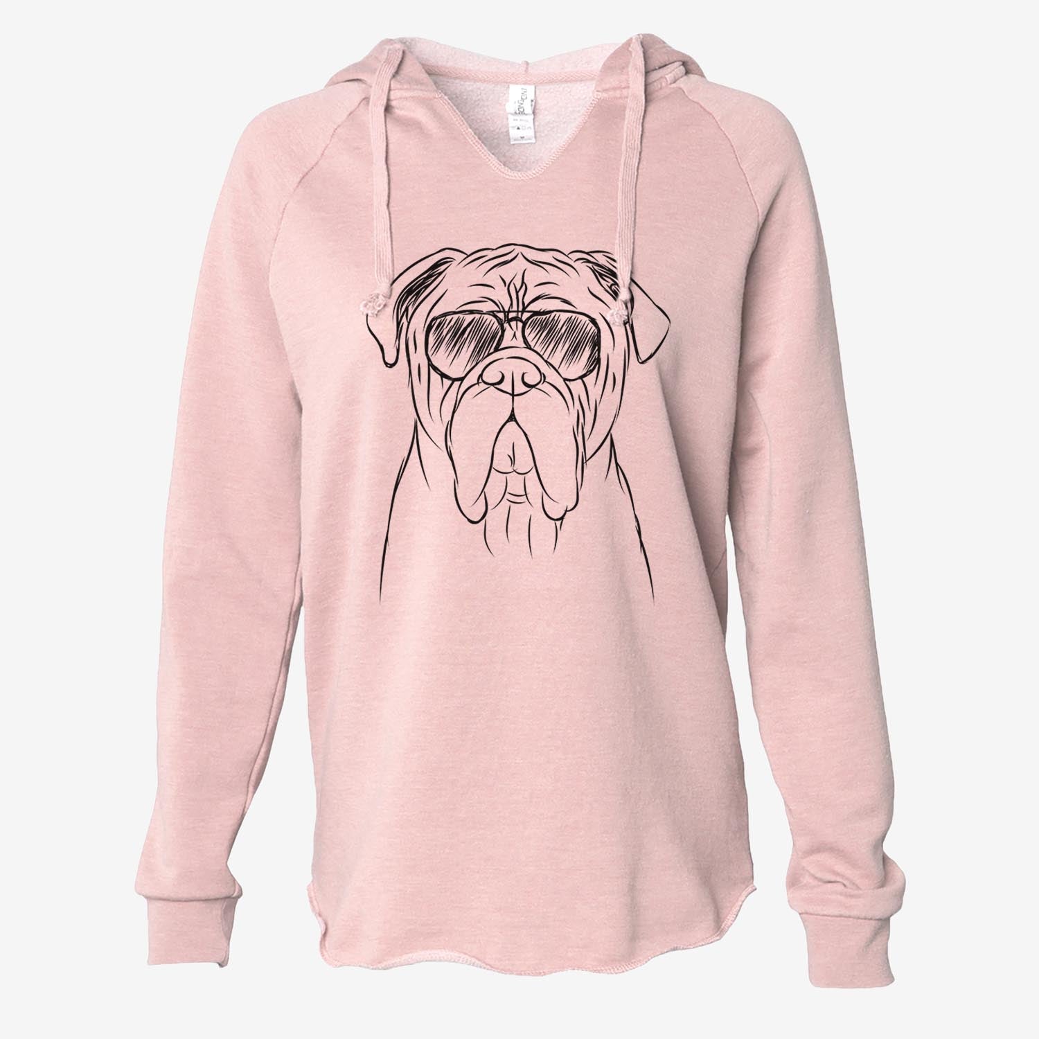 Nolan the Bull Mastiff - Cali Wave Hooded Sweatshirt