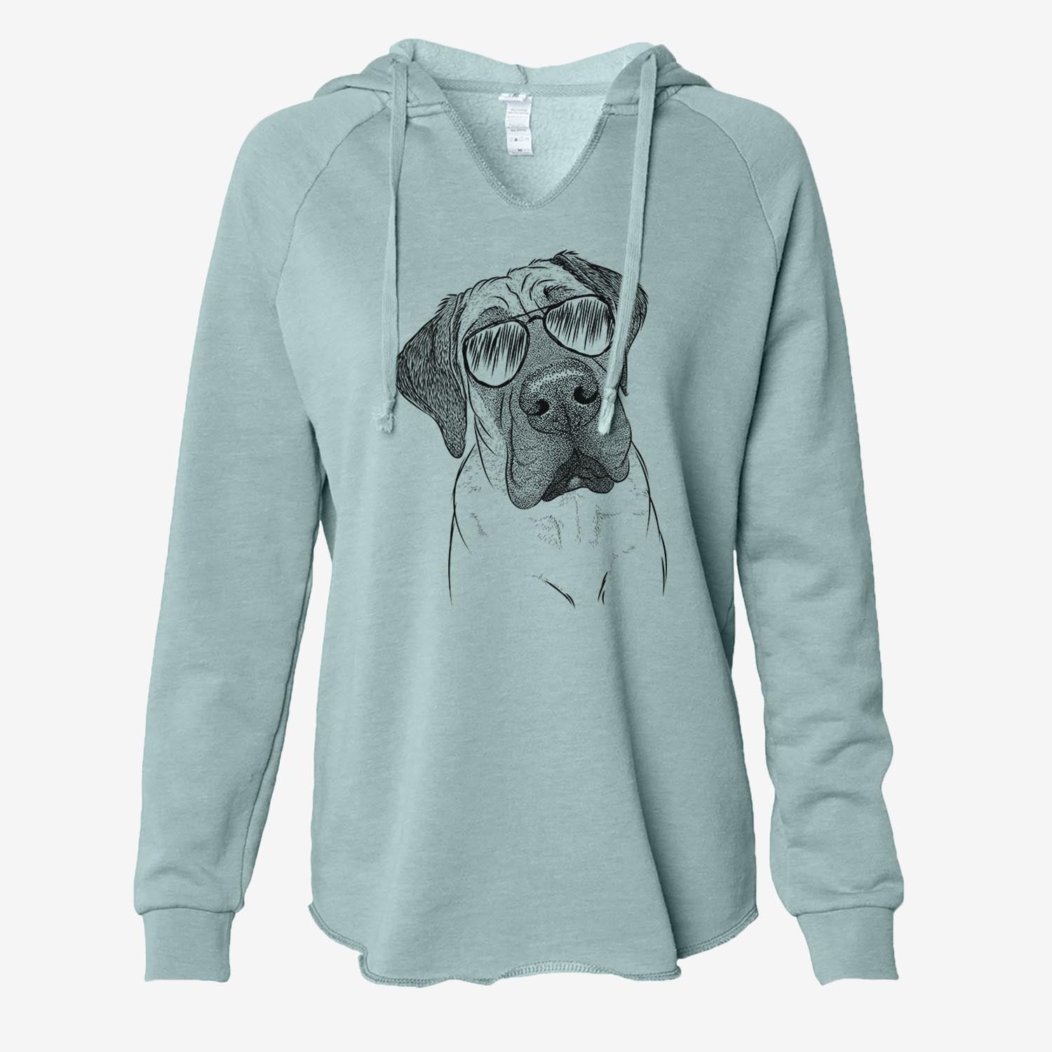 NutterButter the English Mastiff - Cali Wave Hooded Sweatshirt