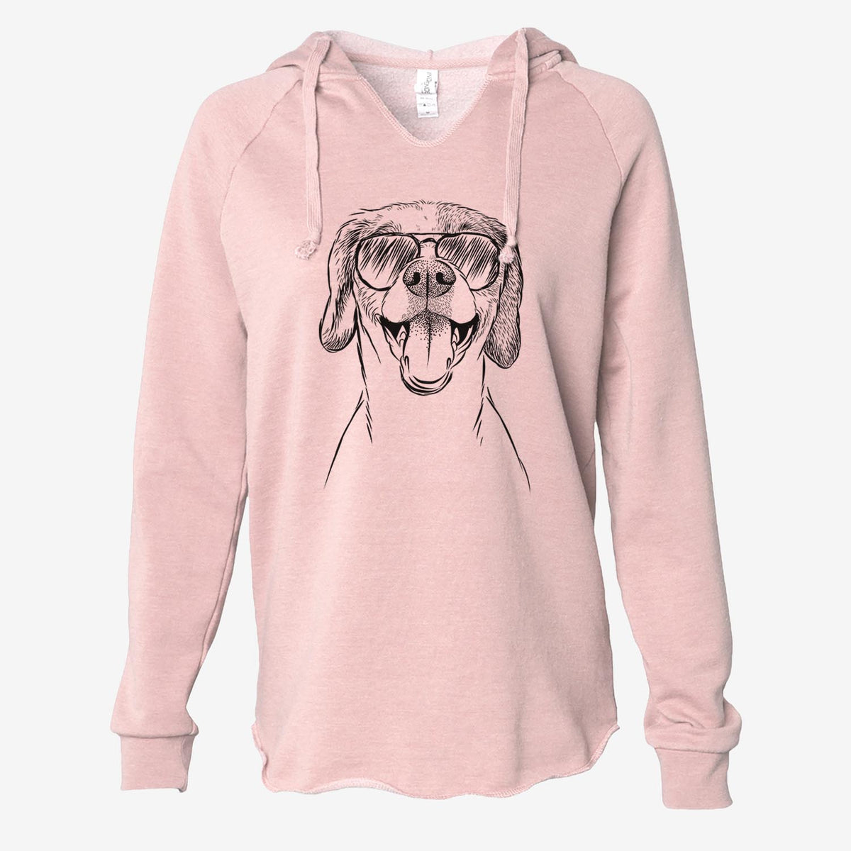 Obi the Beagle Mix - Cali Wave Hooded Sweatshirt