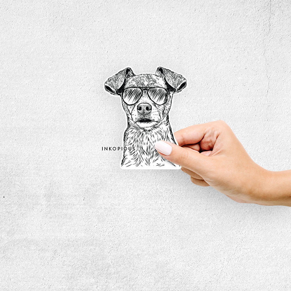 Olive the Mixed Breed - Decal Sticker