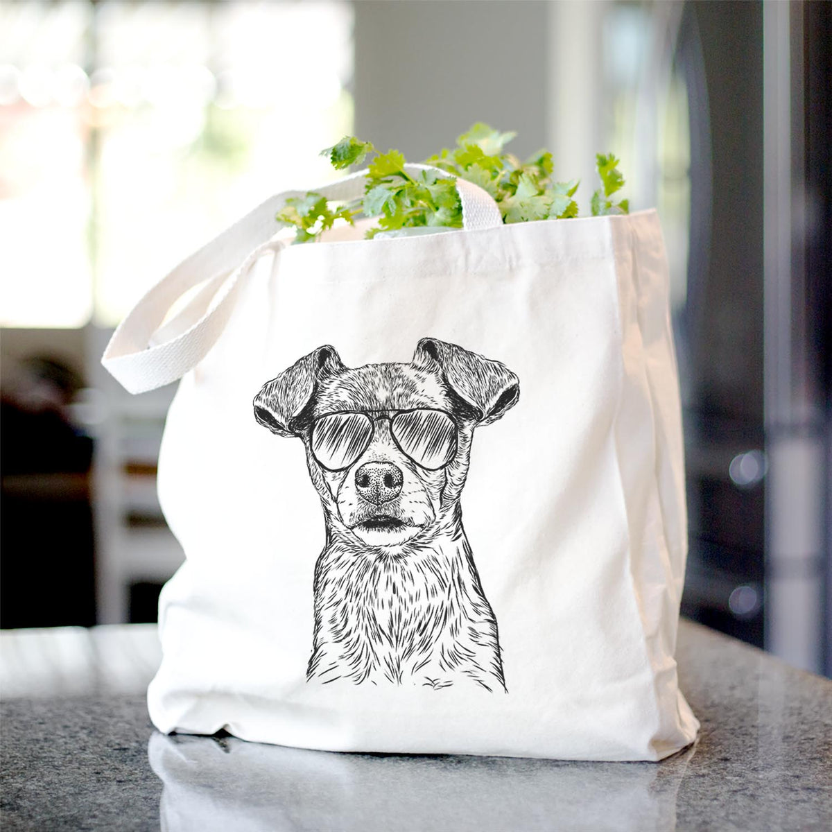 Olive the Mixed Breed - Tote Bag