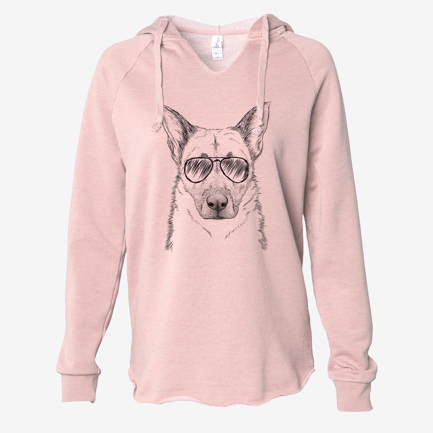 Oliverno the German Shepherd - Cali Wave Hooded Sweatshirt