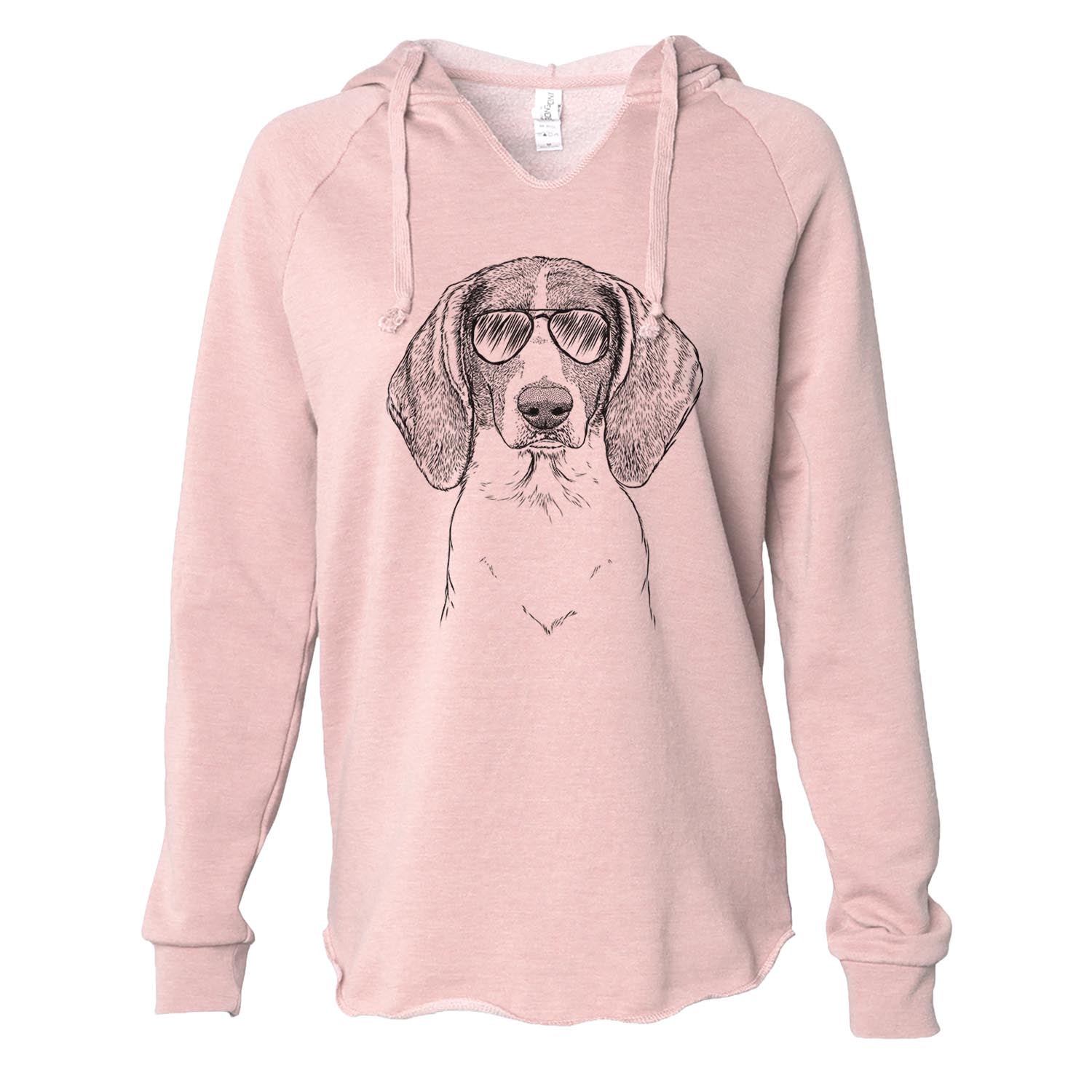 Orin the Treeing Walker Coonhound - Cali Wave Hooded Sweatshirt