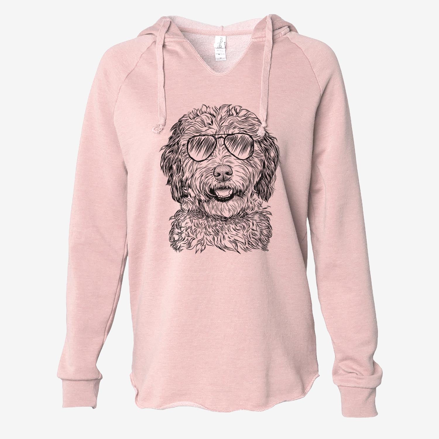 Palmer the Aussiedoodle - Cali Wave Hooded Sweatshirt