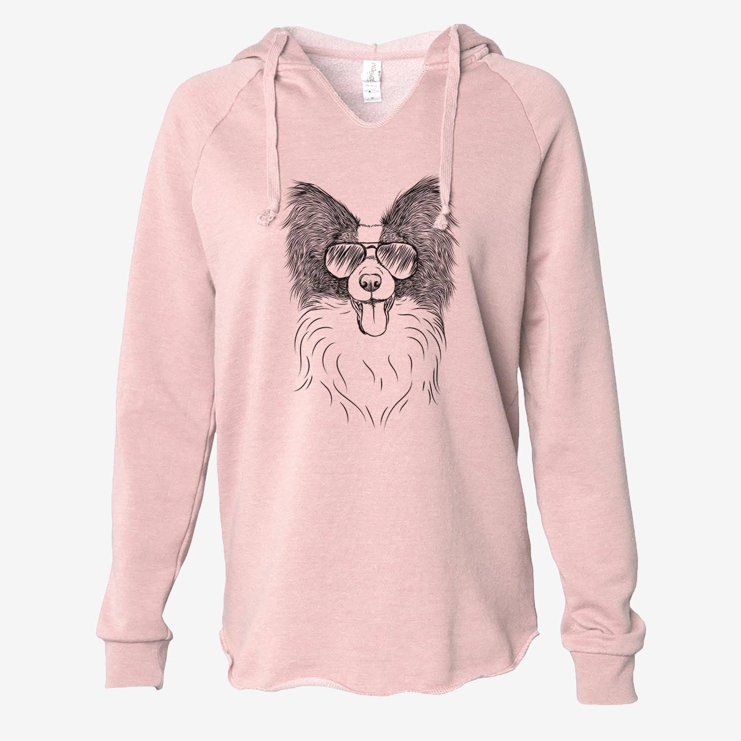 Patrick the Papillon - Cali Wave Hooded Sweatshirt