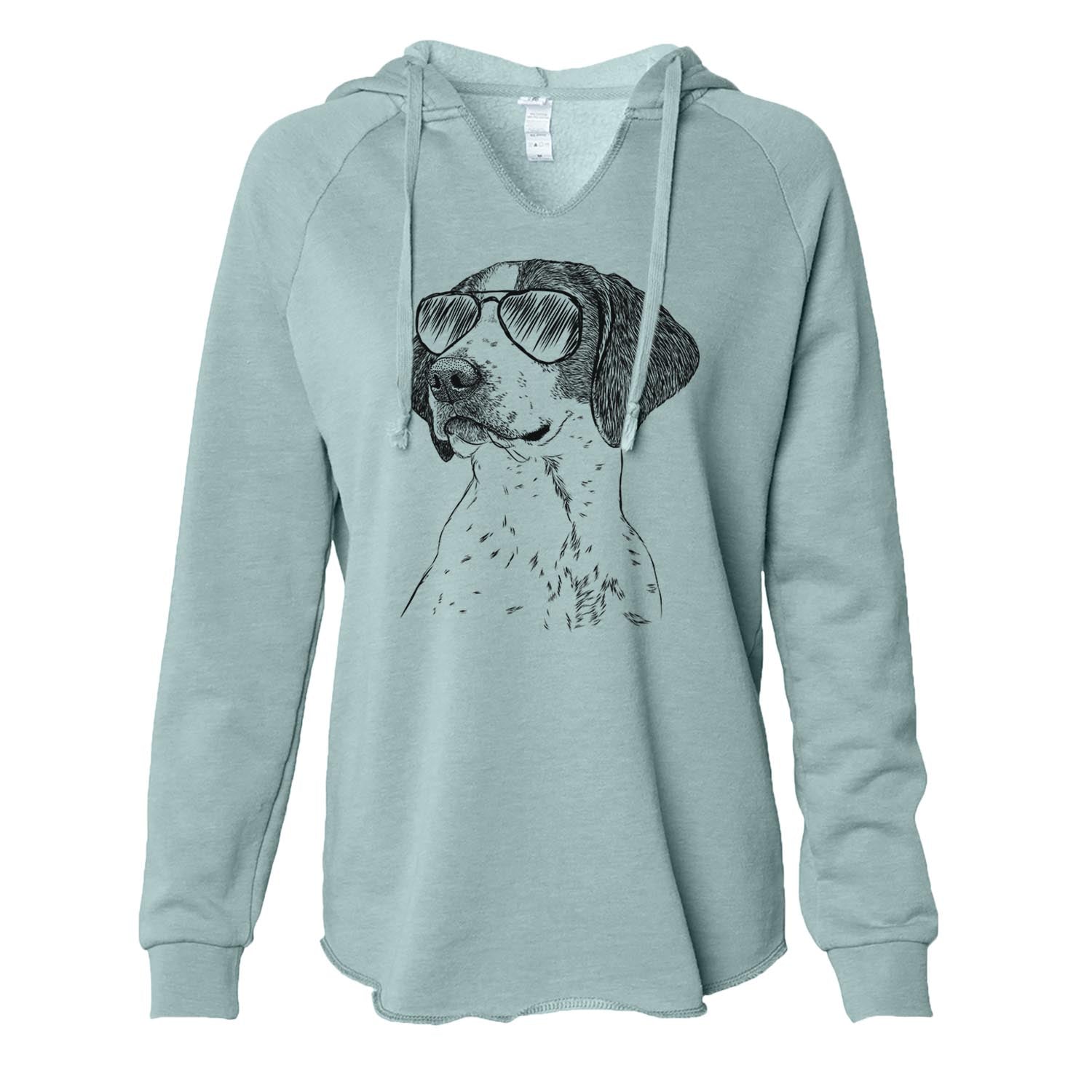 Payton the Mixed Breed - Cali Wave Hooded Sweatshirt