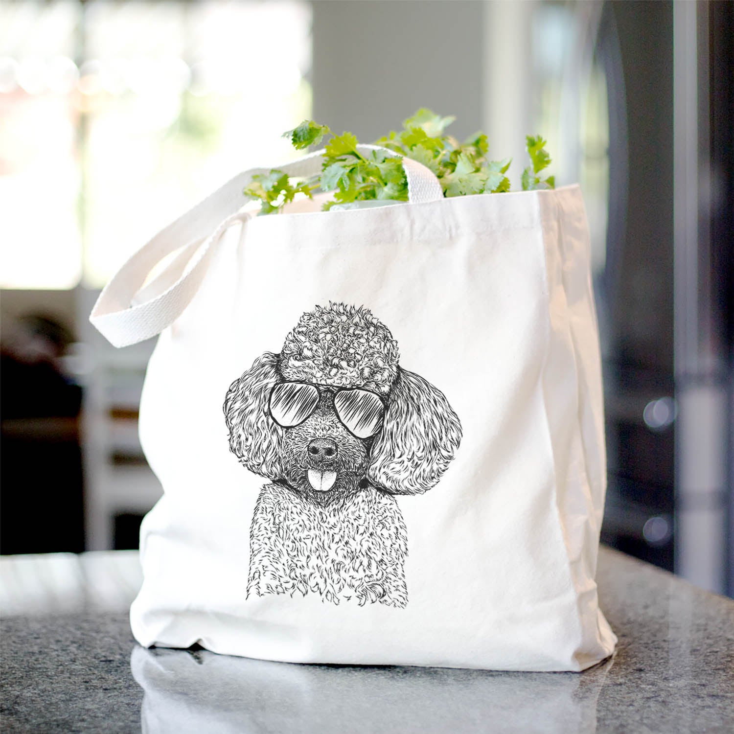 George the Toy Poodle - Tote Bag