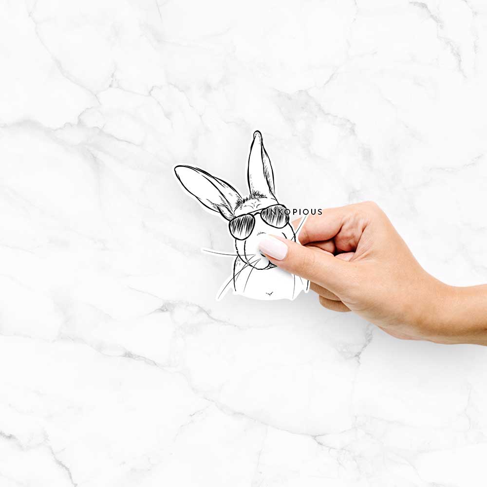 Penny the Belgian Hare - Decal Sticker