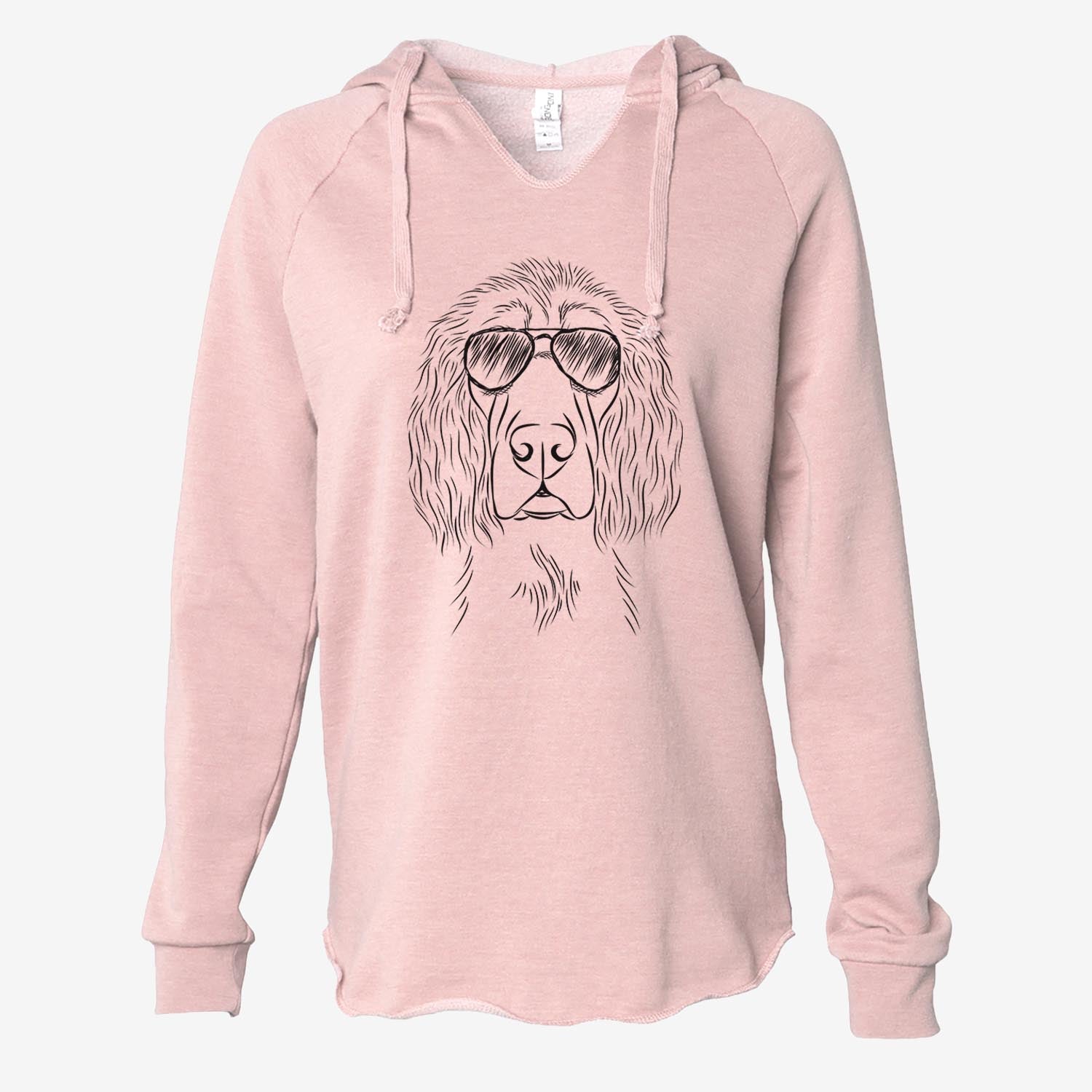 Piper the Irish Setter - Cali Wave Hooded Sweatshirt