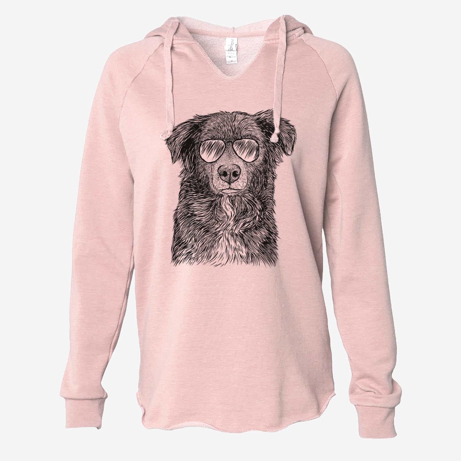 Pixel the Australian Shepherd - Cali Wave Hooded Sweatshirt