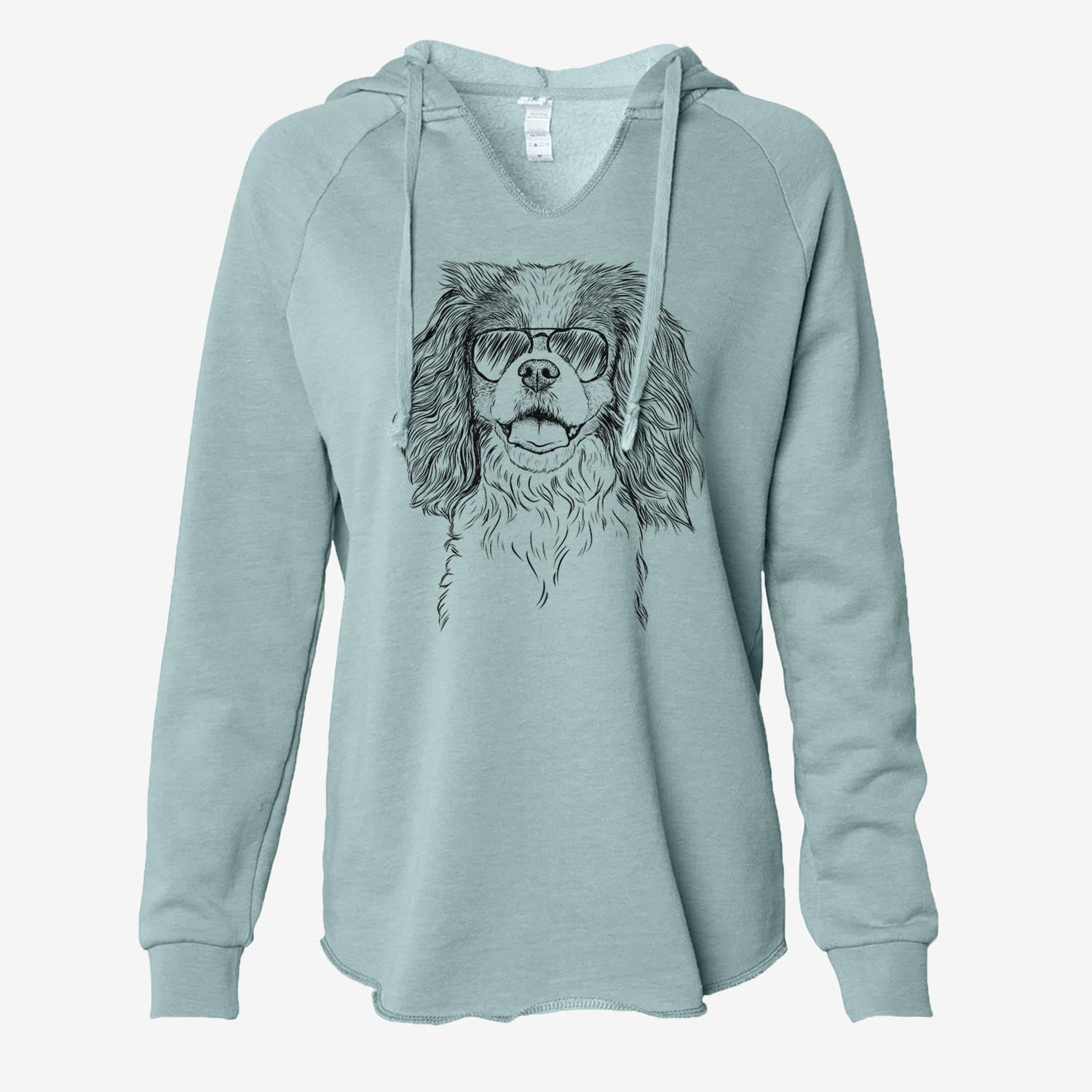 Poppy the Cavalier King Charles Spaniel - Cali Wave Hooded Sweatshirt