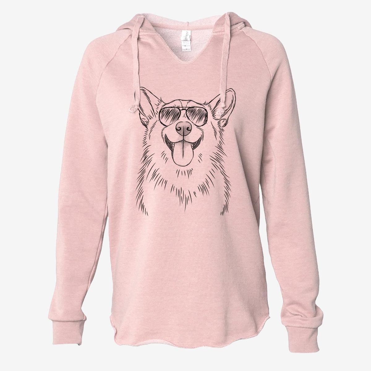 Porter the Pembroke Welsh Corgi - Cali Wave Hooded Sweatshirt
