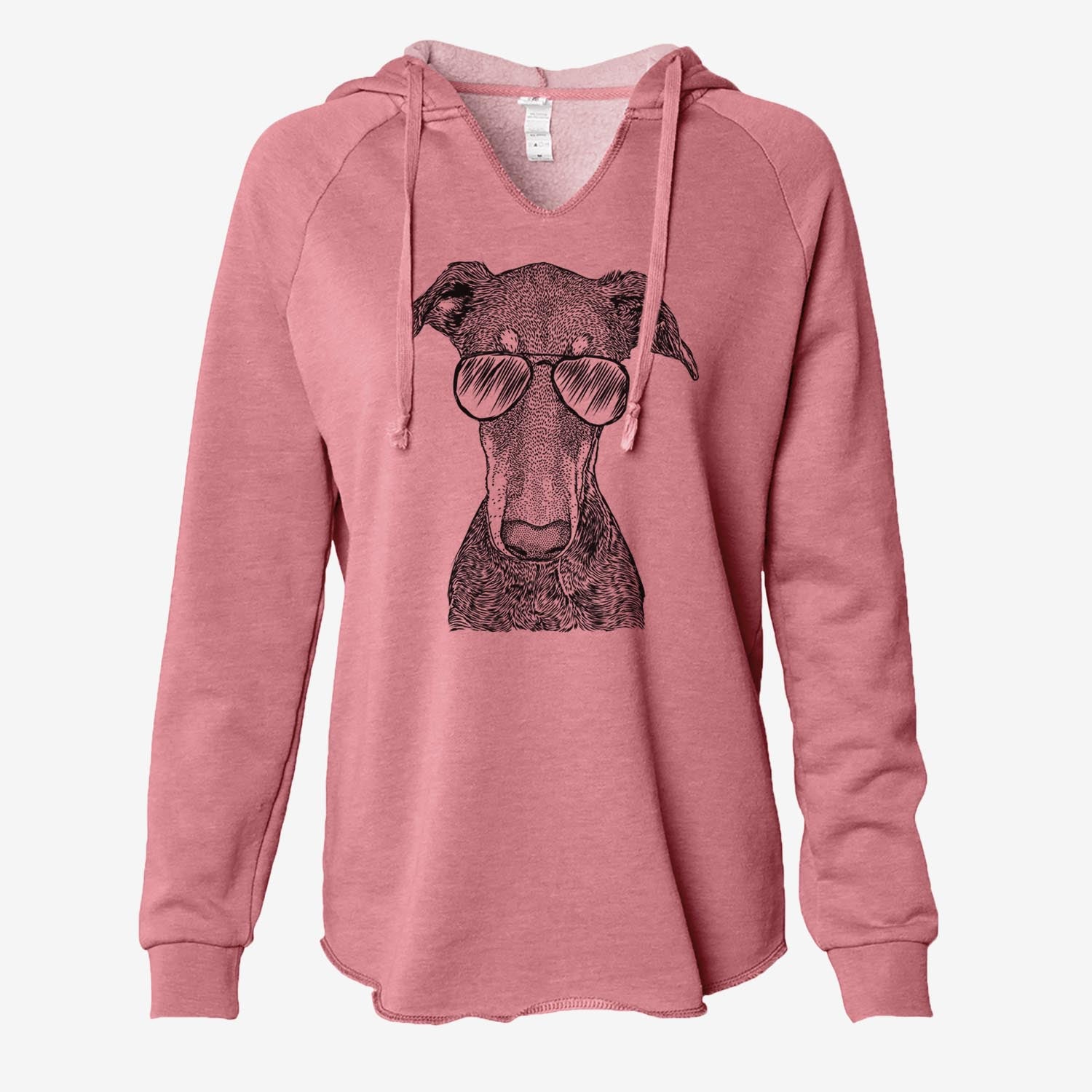 Princess Fiona the Doberman - Cali Wave Hooded Sweatshirt